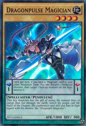 Dragonpulse Magician (Super Rare) (PEVO-EN013) - Pendulum Evolution 1st Edition