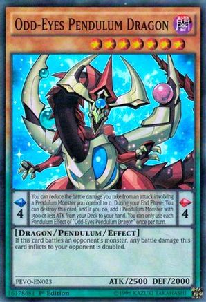 Odd-Eyes Pendulum Dragon (Super Rare) (PEVO-EN023) - Pendulum Evolution 1st Edition