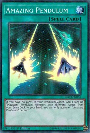 Amazing Pendulum (Super Rare) (PEVO-EN034) - Pendulum Evolution 1st Edition