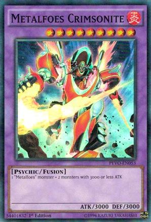 Metalfoes Crimsonite (Super Rare) (PEVO-EN053) - Pendulum Evolution 1st Edition