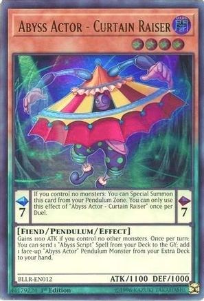 Abyss Actor - Curtain Raiser (Ultra Rare) (BLLR-EN012) - Battles of Legend: Light's Revenge 1st Edition