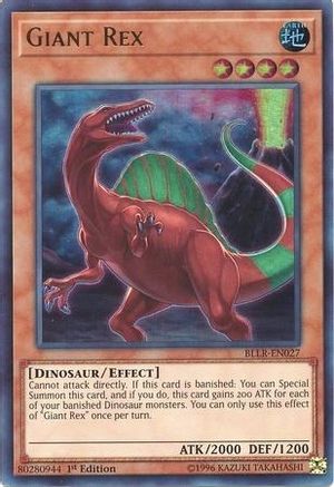 Giant Rex (Ultra Rare) (BLLR-EN027) - Battles of Legend: Light's Revenge 1st Edition