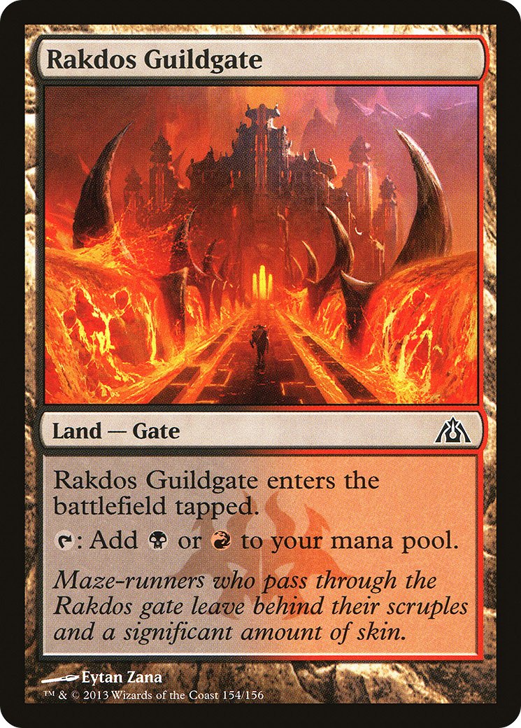Rakdos Guildgate (DGM-154) [Dragon's Maze] Foil