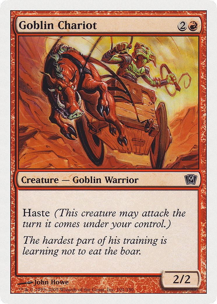 Goblin Chariot (9ED-191) [9th Edition]
