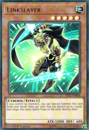 Linkslayer (Ultra Rare) (YS17-EN004) - Starter Deck: Link Strike 1st Edition