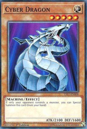 Cyber Dragon (Common) (YS17-EN008) - Starter Deck: Link Strike 1st Edition