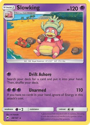 Slowking (048/147) [SM  Burning Shadows] Reverse Holofoil - Rare
