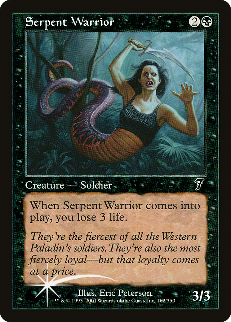 Serpent Warrior (7ED-162) [7th Edition]