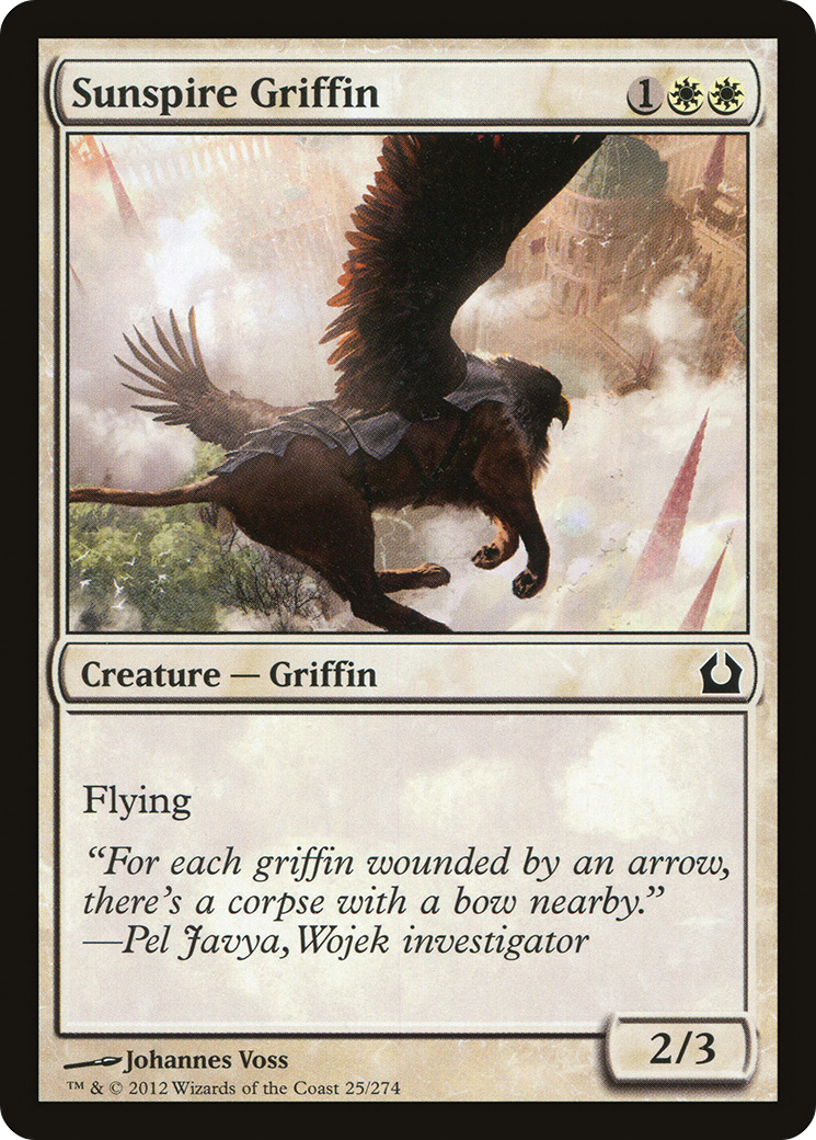 Sunspire Griffin (RTR-025) [Return to Ravnica] Foil