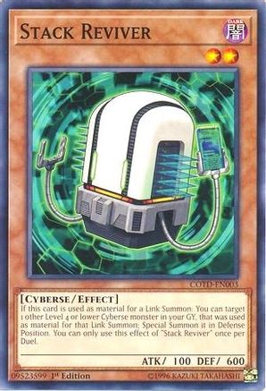 Stack Reviver (Common) (COTD-EN003) - Code of the Duelist 1st Edition