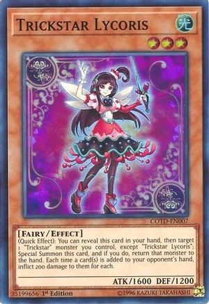 Trickstar Lycoris (Super Rare) (COTD-EN007) - Code of the Duelist 1st Edition