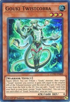 Gouki Twistcobra (Super Rare) (COTD-EN009) - Code of the Duelist 1st Edition