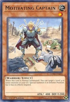 Motivating Captain (Rare) (COTD-EN031) - Code of the Duelist Unlimited