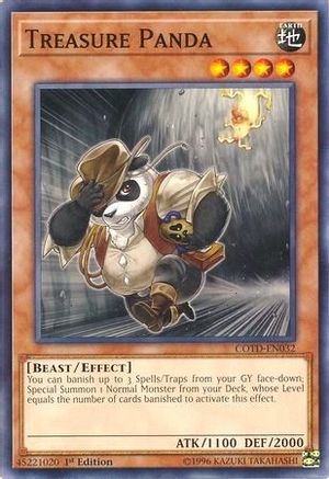 Treasure Panda (Common) (COTD-EN032) - Code of the Duelist 1st Edition