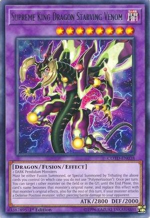 Supreme King Dragon Starving Venom (Rare) (COTD-EN038) - Code of the Duelist 1st Edition