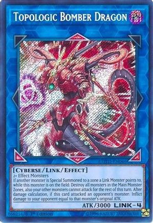 Topologic Bomber Dragon (Secret Rare) (COTD-EN046) - Code of the Duelist 1st Edition