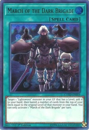 March of the Dark Brigade (Ultra Rare) (COTD-EN059) - Code of the Duelist Unlimited