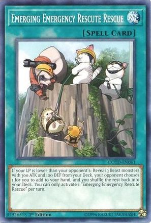 Emerging Emergency Rescute Rescue (Common) (COTD-EN061) - Code of the Duelist 1st Edition