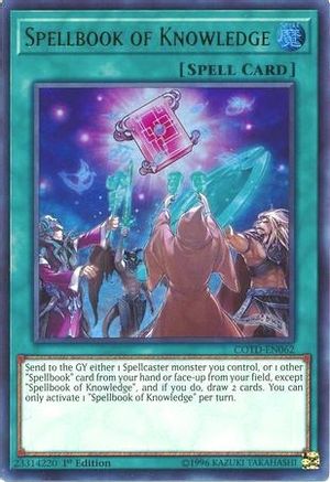 Spellbook of Knowledge (Ultra Rare) (COTD-EN062) - Code of the Duelist 1st Edition