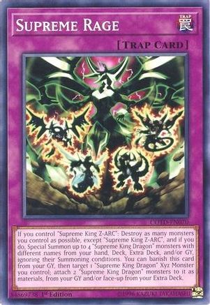 Supreme Rage (Common) (COTD-EN070) - Code of the Duelist Unlimited