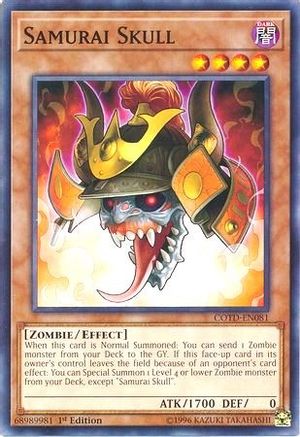 Samurai Skull (Common) (COTD-EN081) - Code of the Duelist 1st Edition