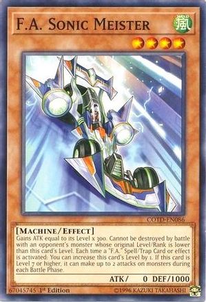 F.A. Sonic Meister (Common) (COTD-EN086) - Code of the Duelist 1st Edition