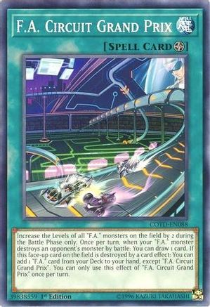 F.A. Circuit Grand Prix (Common) (COTD-EN088) - Code of the Duelist 1st Edition
