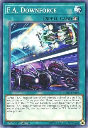 F.A. Downforce (Common) (COTD-EN089) - Code of the Duelist Unlimited