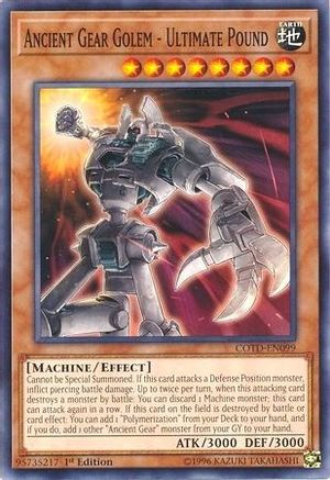 Ancient Gear Golem - Ultimate Pound (Common) (COTD-EN099) - Code of the Duelist 1st Edition