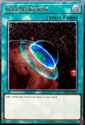 Terraforming (Ultimate Rare) (OP05-EN003) - OTS Tournament Pack 5 Unlimited
