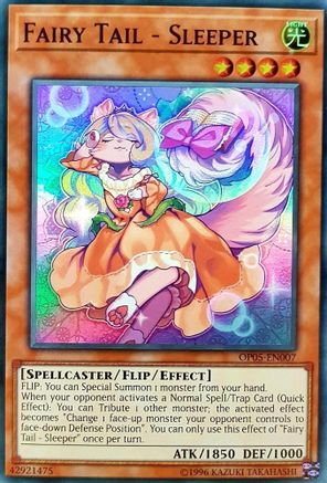 Fairy Tail - Sleeper (Super Rare) (OP05-EN007) - OTS Tournament Pack 5 Unlimited
