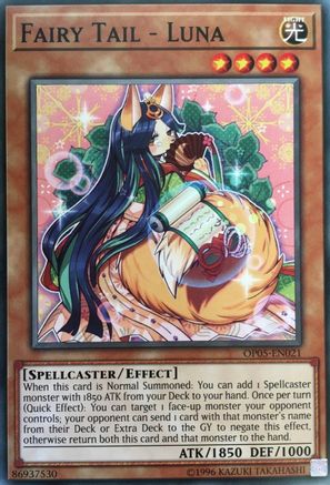 Fairy Tail - Luna (Common) (OP05-EN021) - OTS Tournament Pack 5 Unlimited