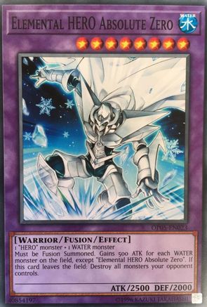 Elemental HERO Absolute Zero (Common) (OP05-EN023) - OTS Tournament Pack 5 Unlimited