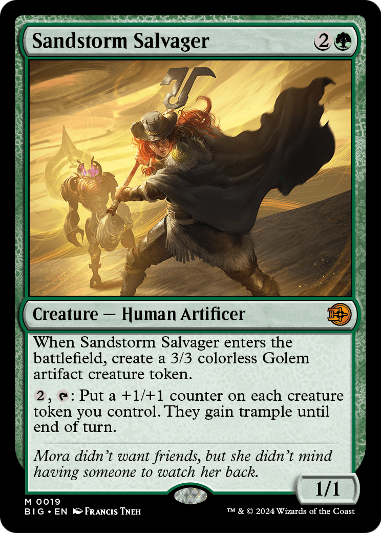 Sandstorm Salvager (BIG-019) [The Big Score] Foil
