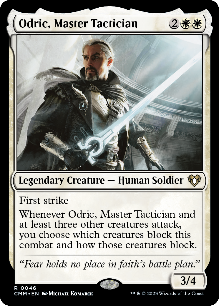 Odric, Master Tactician (CMM-046) [Commander Masters] Foil