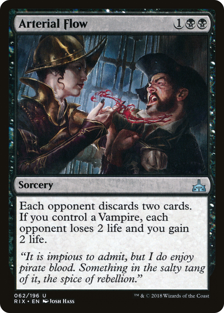 Arterial Flow (RIX-062) [Rivals of Ixalan] Foil