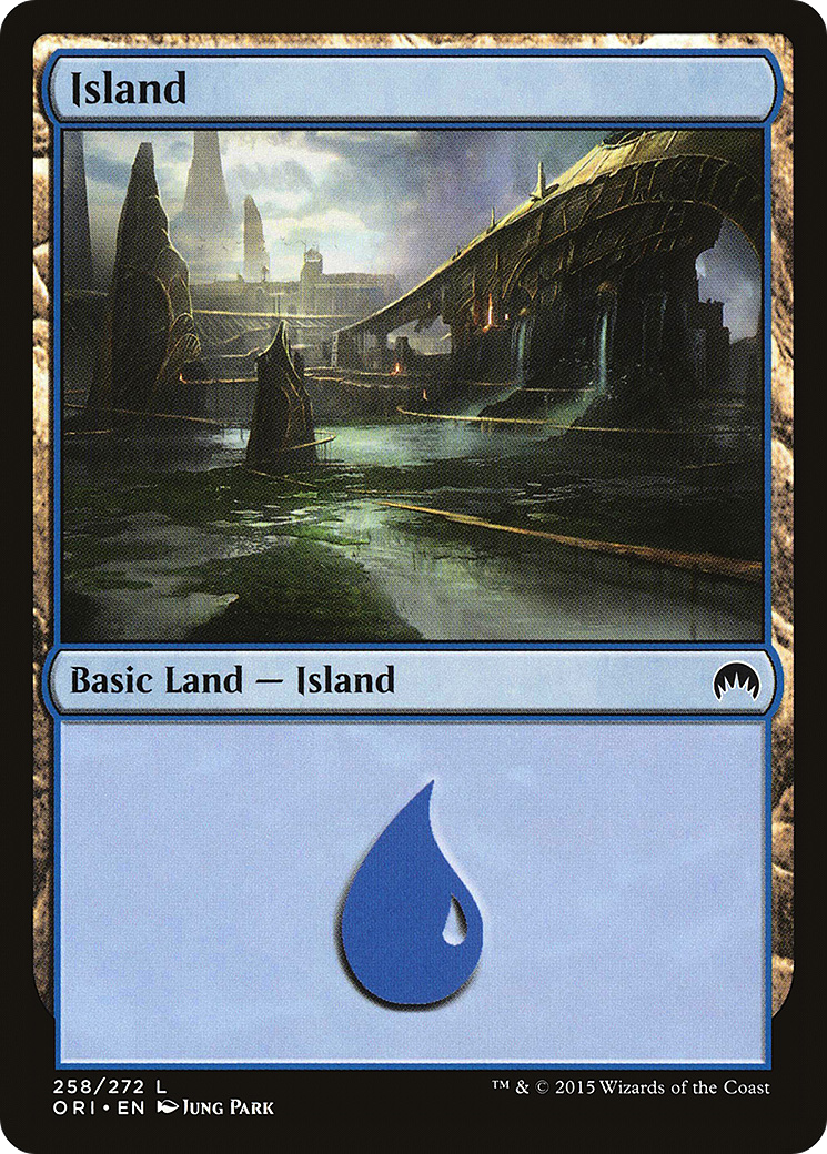Island (ORI-258) [Magic Origins] Foil