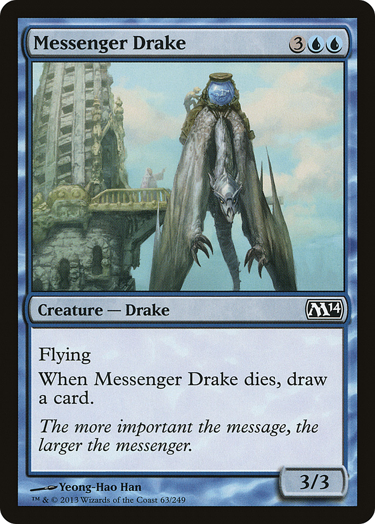 Messenger Drake (M14-063) [Magic 2014] Foil