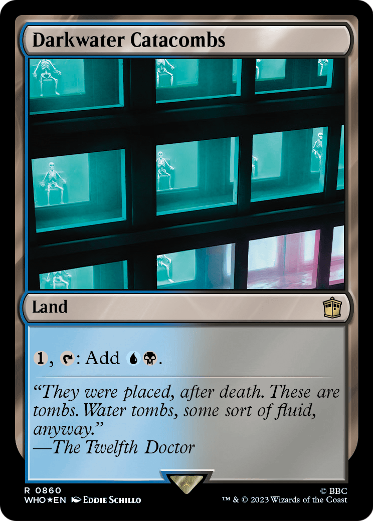 Darkwater Catacombs (Surge Foil) (WHO-860) [Doctor Who] Foil