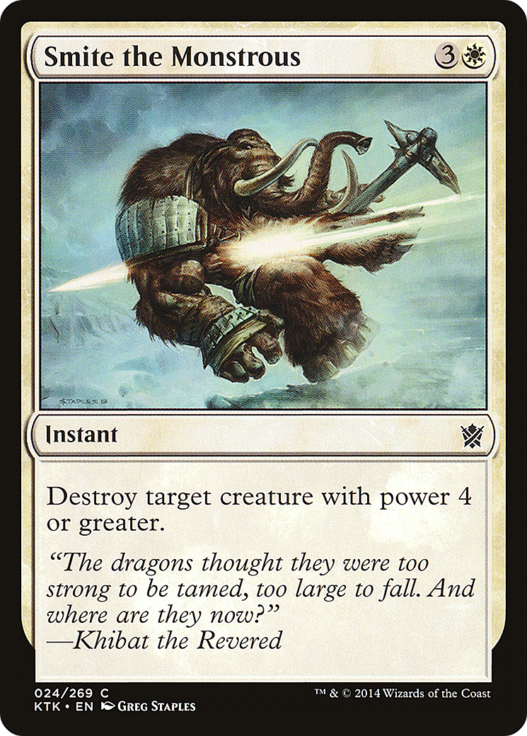 Smite the Monstrous (KTK-024) [Khans of Tarkir]