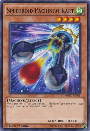 Speedroid Pachingo-Kart (Rare) (MP17-EN005) - 2017 Mega-Tins Mega Pack 1st Edition