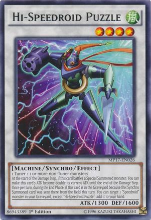 Hi-Speedroid Puzzle (Rare) (MP17-EN026) - 2017 Mega-Tins Mega Pack 1st Edition