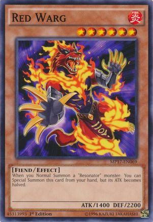 Red Warg (Common) (MP17-EN069) - 2017 Mega-Tins Mega Pack 1st Edition