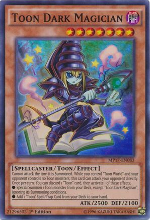 Toon Dark Magician (Super Rare) (MP17-EN083) - 2017 Mega-Tins Mega Pack 1st Edition