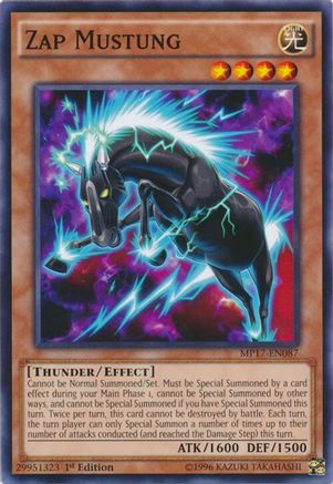 Zap Mustung (Common) (MP17-EN087) - 2017 Mega-Tins Mega Pack 1st Edition