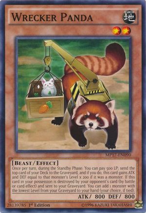 Wrecker Panda (Common) (MP17-EN090) - 2017 Mega-Tins Mega Pack 1st Edition