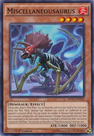 Miscellaneousaurus (Common) (MP17-EN193) - 2017 Mega-Tins Mega Pack 1st Edition
