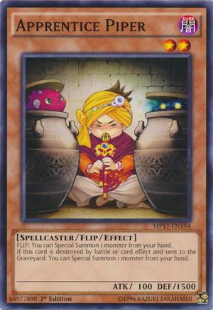 Apprentice Piper (Common) (MP17-EN194) - 2017 Mega-Tins Mega Pack 1st Edition