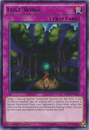 Lost Wind (Rare) (MP17-EN220) - 2017 Mega-Tins Mega Pack 1st Edition
