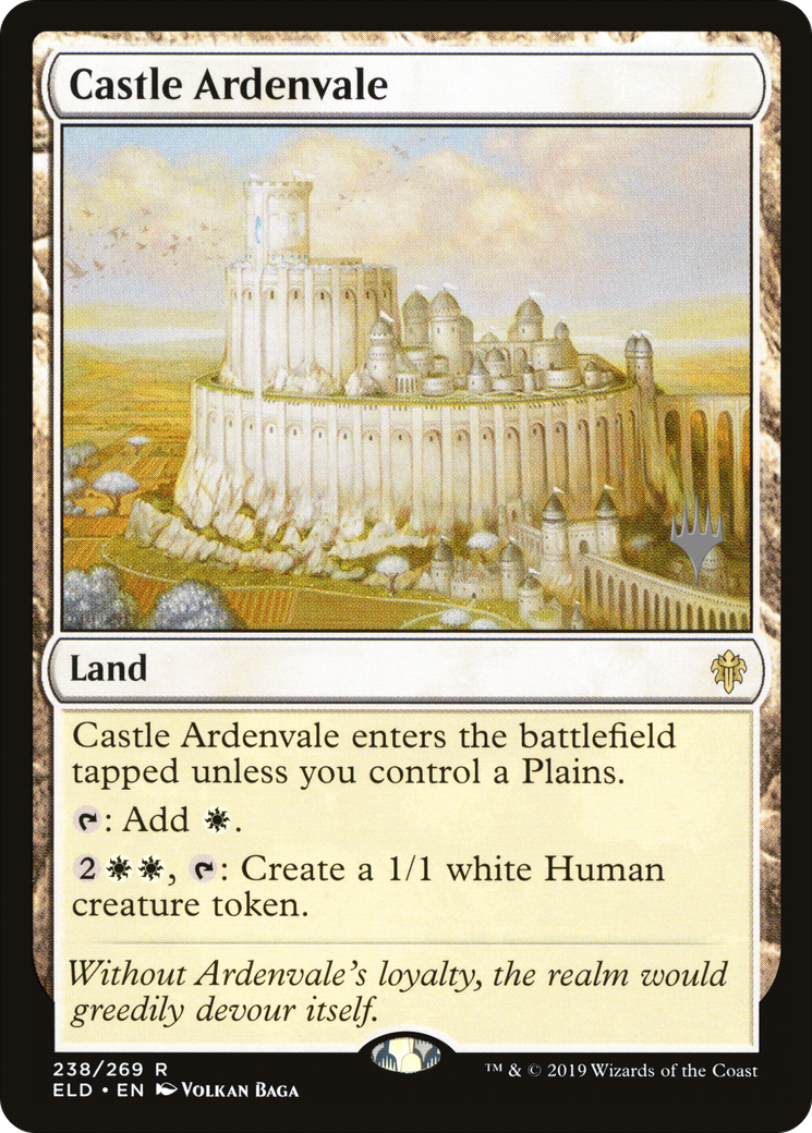 Castle Ardenvale (PPELD-238) [Promo Pack: Throne of Eldraine Promos] Foil